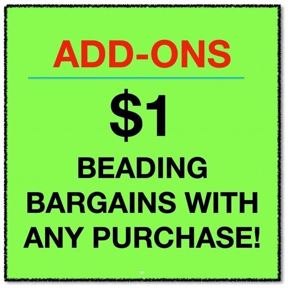 $1 Add-On Beads and Findings - Picture 1 of 1